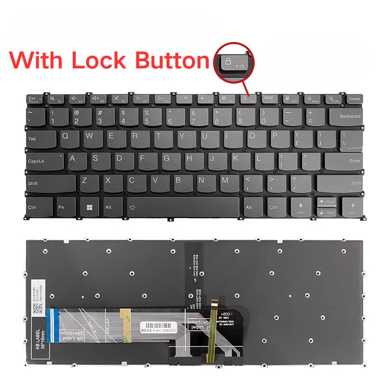 Load image into Gallery viewer, Lenovo ideaPad 5 Pro 14ITL6 14ACN6 - Keyboard With Back Light US Layout Replacement Parts
