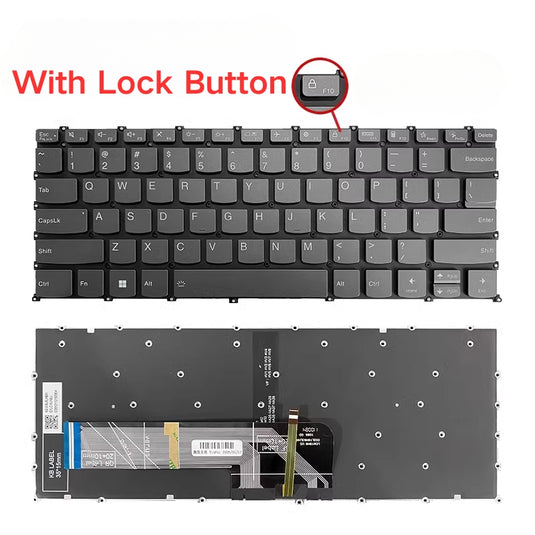 Lenovo ideaPad 5 Pro 14ITL6 14ACN6 - Keyboard With Back Light US Layout Replacement Parts