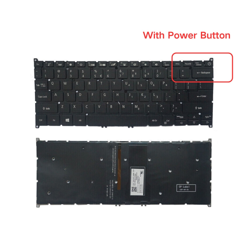 Cargue la imagen en el visor de la galería, Acer SF314-58 SF314-51 SF314-52 SF314-53 N20C12 N19H2 N20C4 N19P1 N16W1 - Keyboard US Layout With Backlit
