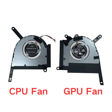 ASUS TUF A15 FA507NU FA507NV FA507RM FA507RR FA507RW FA507XI FA507XU FA507XV FX507VI FX507VU Series - CPU & GPU Cooling Fans Replacement Parts