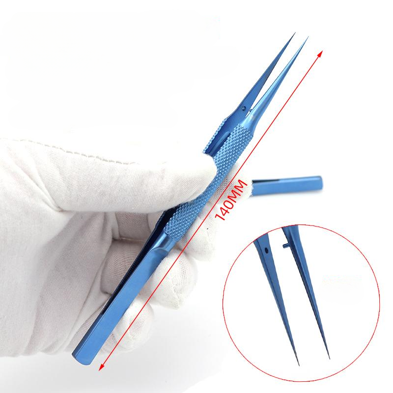 Cargue la imagen en el visor de la galería, YCS Repair Flyline Tweezers – Titanium Alloy Fine Tip Straight &amp; Bent Tweezers (140mm)
