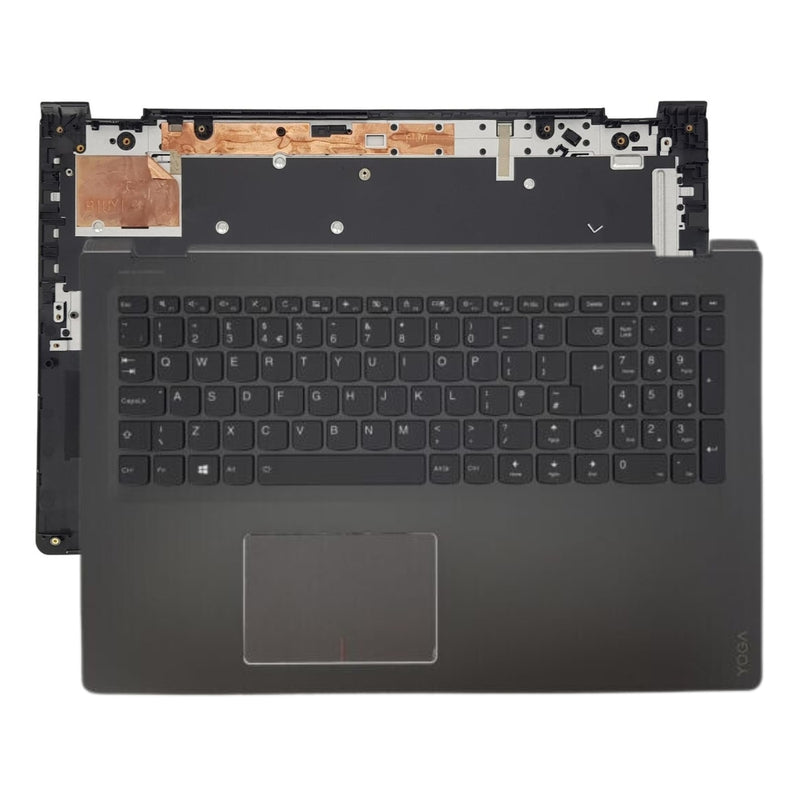 Chargez l&#39;image dans la visionneuse de la galerie, Lenovo Yoga 510-15IKB 510-15ISK 510-15AST - Keyboard With Back Light &amp; Trackpad Frame Housing Palmrest US Layout Assembly - Polar Tech Australia
