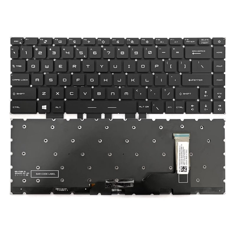 Load image into Gallery viewer, MSI reator Z16 MS-1571 Z16-A11UET 16V4 14D3 14DK Series - Laptop Keyboard With Backlit US Layout
