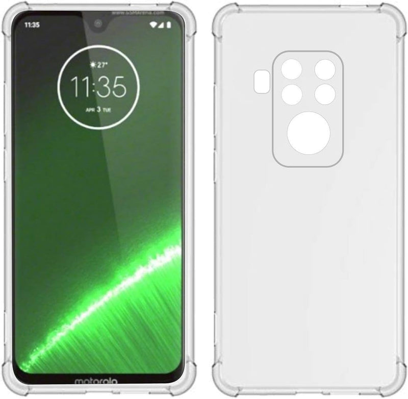 Load image into Gallery viewer, Motorola Moto One Zoom - AirPillow Cushion Transparent Soft Clear TPU Four Corners Protective Case
