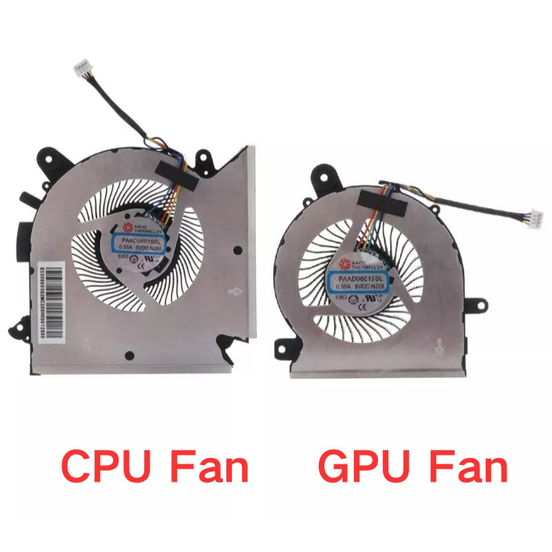 Load image into Gallery viewer, MSI GF63 GF65 Thin MS-16R1 MS-16R2 MS-16R3 MS-16R5 WF65 Series - Laptop CPU &amp; GPU Cooling Fan
