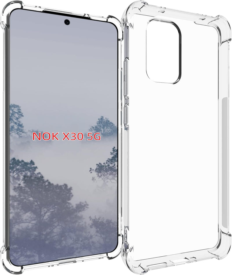 Cargue la imagen en el visor de la galería, Nokia X30 - AirPillow Cushion Transparent Soft Clear TPU Four Corners Protective Case
