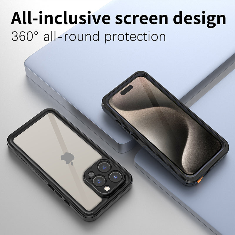 Cargue la imagen en el visor de la galería, [IP68 Waterproof][With Sliding Adjustment Feature] Apple iPhone 16 / 16 Plus / 16 Pro / 16 Pro Max - Redpepper Full Covered Heavy Duty Tough Armor Case
