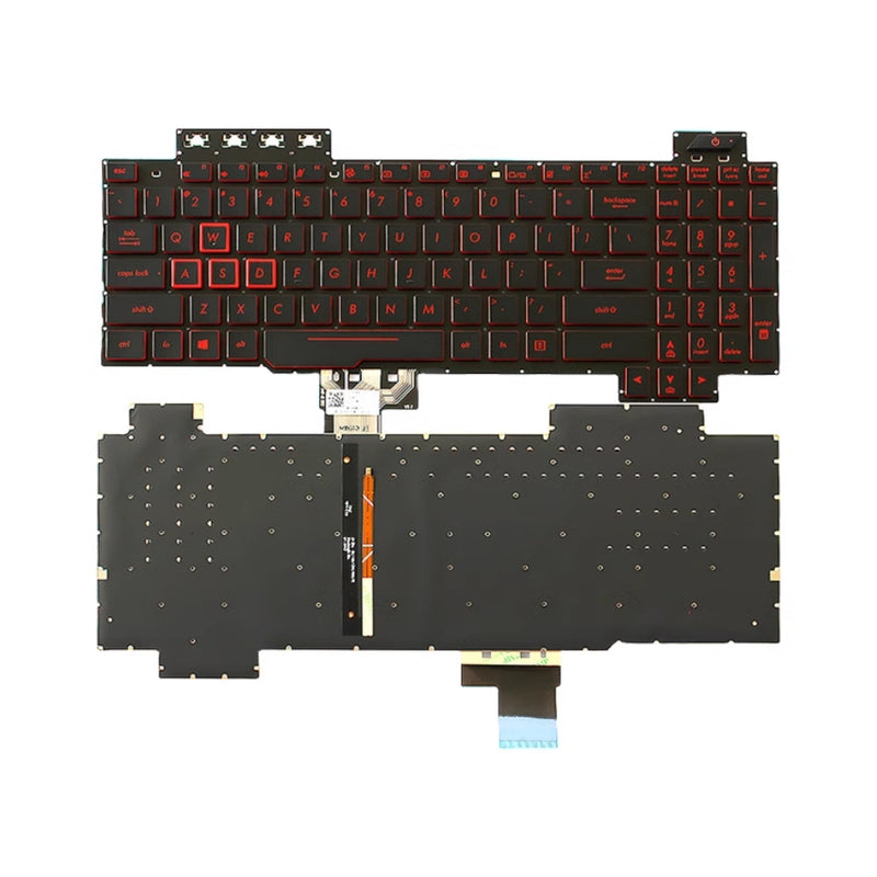 Cargue la imagen en el visor de la galería, ASUS TUF Gaming FX80G FX80 FX504 FX504G - Keyboard With Back Light US Layout Replacement Parts - Polar Tech Australia
