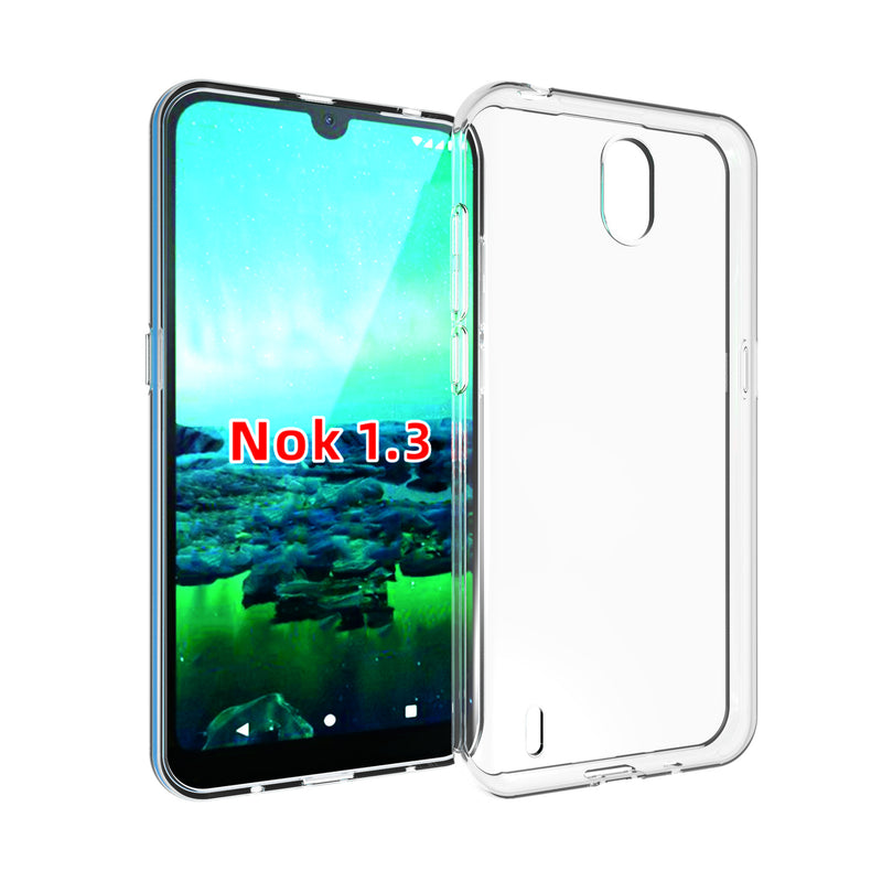 Chargez l&#39;image dans la visionneuse de la galerie, Nokia 1.3 - AirPillow Cushion Transparent Soft Clear TPU Four Corners Protective Case
