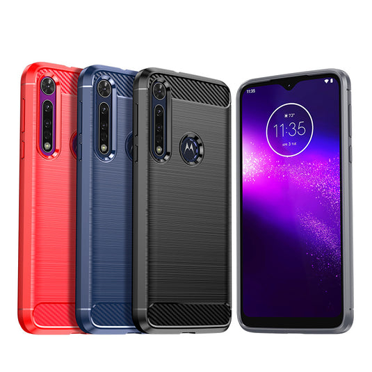 Motorola Moto One Macro - Shield Shockproof Rugged Heavy Duty Case  With 2PC Tempered Glass Screen Protector