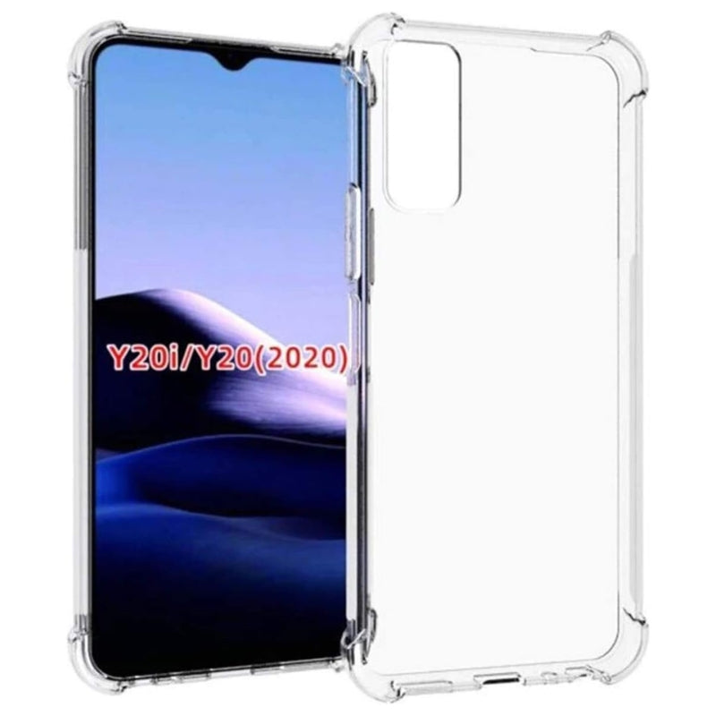 Cargue la imagen en el visor de la galería, Vivo Y20/Y20i/Y20s - AirPillow Cushion Transparent Soft Clear TPU Four Corners Protective Case
