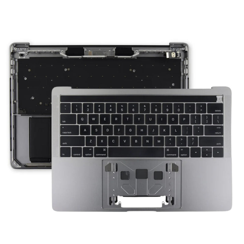 Cargue la imagen en el visor de la galería, MacBook Pro 13&quot; Retina A1706 (Year 2016 - 2017) - Keyboard With Touch Bar Frame Housing Palmrest US Layout Assembly - Polar Tech Australia
