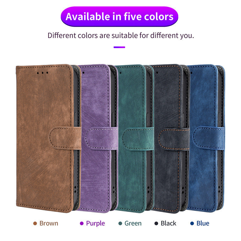 Cargue la imagen en el visor de la galería, [With Card Solt] Motorola Moto Defy 2 - Flip Folio Case with Card Holders Leather Wallet Case
