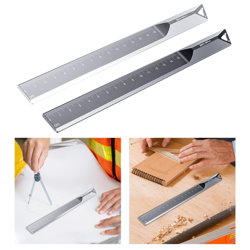 Cargue la imagen en el visor de la galería, Business Gift Multifunctional Ruler for Office, and Design Drawing
