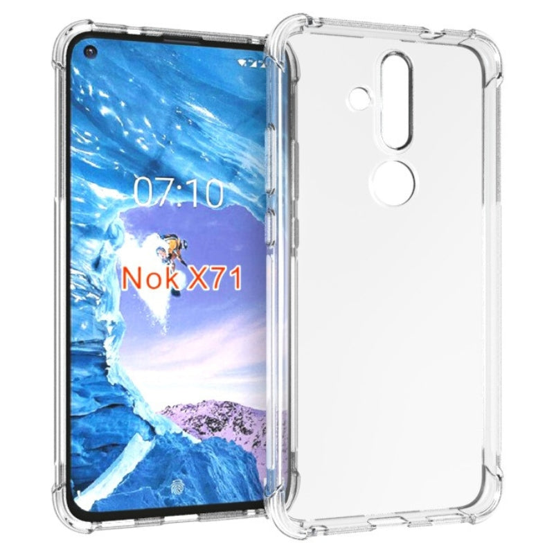 Chargez l&#39;image dans la visionneuse de la galerie, Nokia X71 - AirPillow Cushion Transparent Soft Clear TPU Four Corners Protective Case
