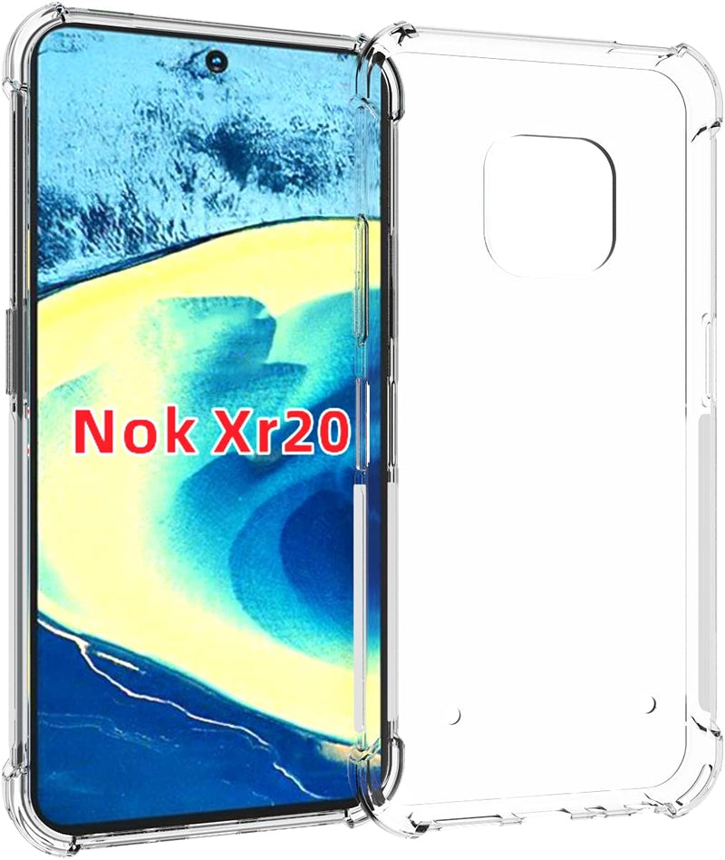 Cargue la imagen en el visor de la galería, Nokia XR20 - AirPillow Cushion Transparent Soft Clear TPU Four Corners Protective Case
