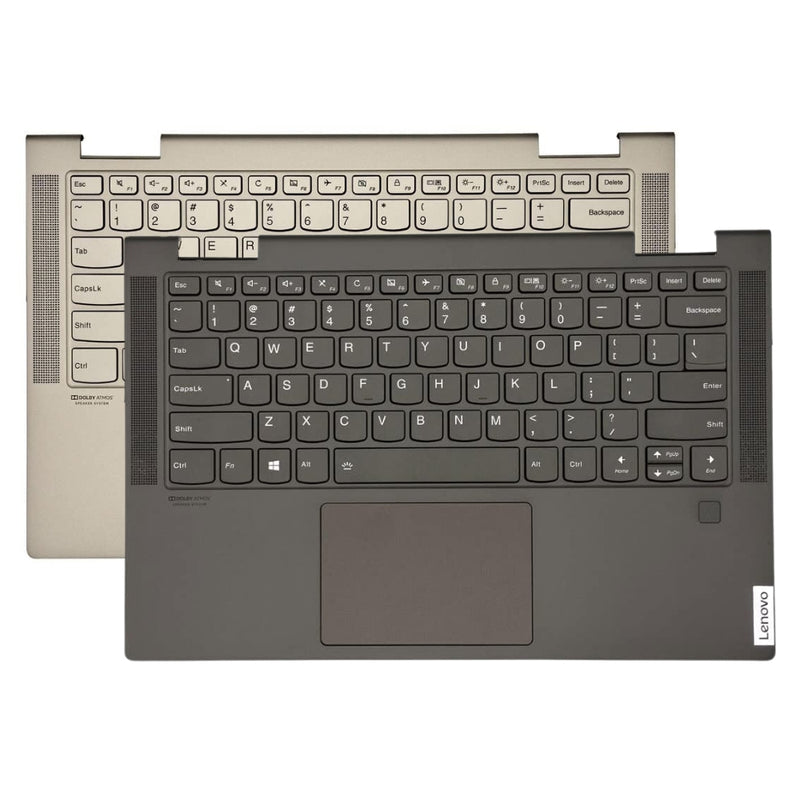 Chargez l&#39;image dans la visionneuse de la galerie, Lenovo Yoga C740-14 C740-14IML - Keyboard With Back Light &amp; Trackpad Frame Housing Palmrest US Layout Assembly - Polar Tech Australia
