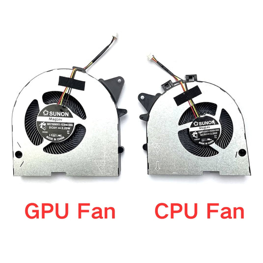 Lenovo Legion Y540P Y545 Y7000P (Year 2019) FKTY FKU0 Series - CPU & GPU Cooling Fan Replacement Parts