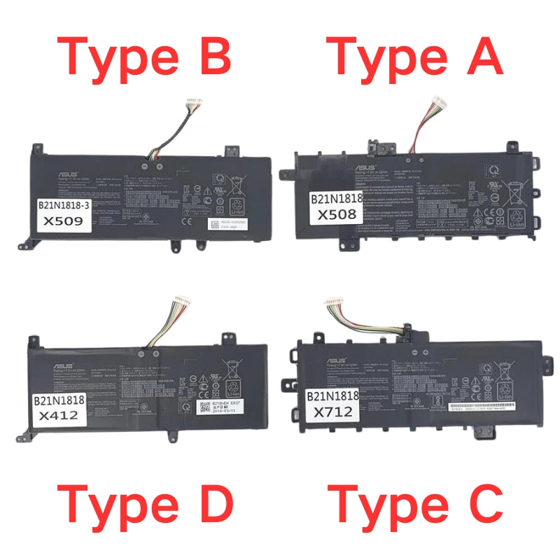 Chargez l&#39;image dans la visionneuse de la galerie, [B21N1818 &amp; B21N1818-3] ASUS VivoBook 14 X409 VivoBook 15 X512 VivoBook 17 X712 - Replacement Battery - Polar Tech Australia
