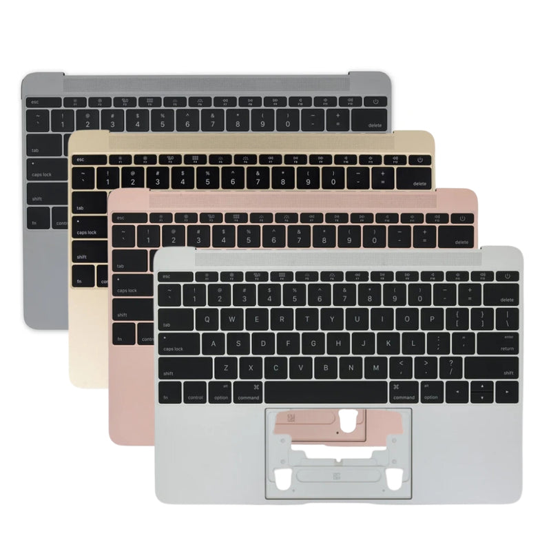 Cargue la imagen en el visor de la galería, MacBook 12&quot; Retina A1534 (Year 2015 - 2017) - Keyboard With Back Light Frame Housing Palmrest US Layout Assembly - Polar Tech Australia
