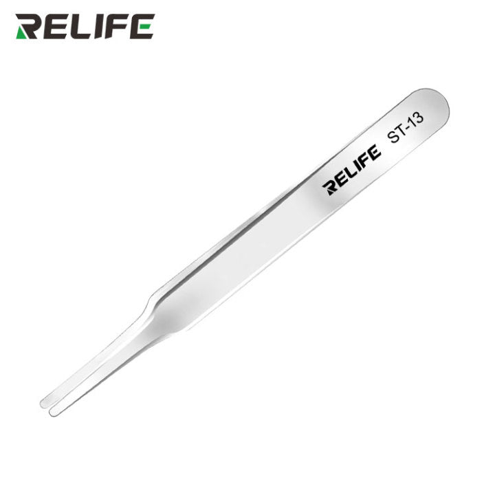 Cargue la imagen en el visor de la galería, [ST-13] RELIFE Precision Flat Tip Tweezers - Polar Tech Australia
