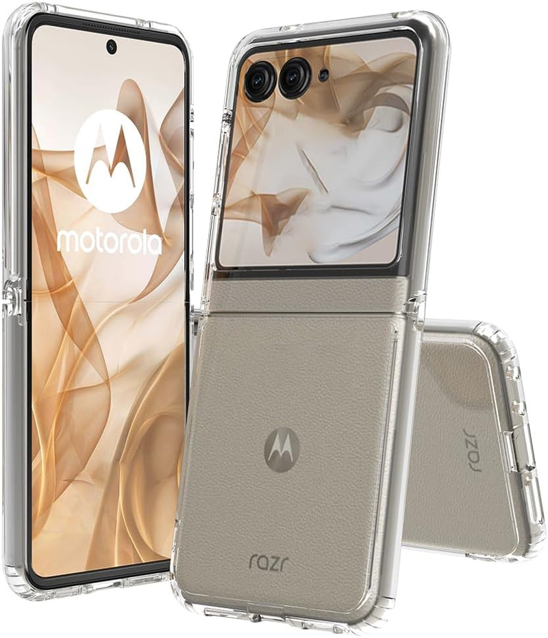 Cargue la imagen en el visor de la galería, Motorola Moto Razr 2024 - AirPillow Cushion Transparent Soft Clear TPU Case
