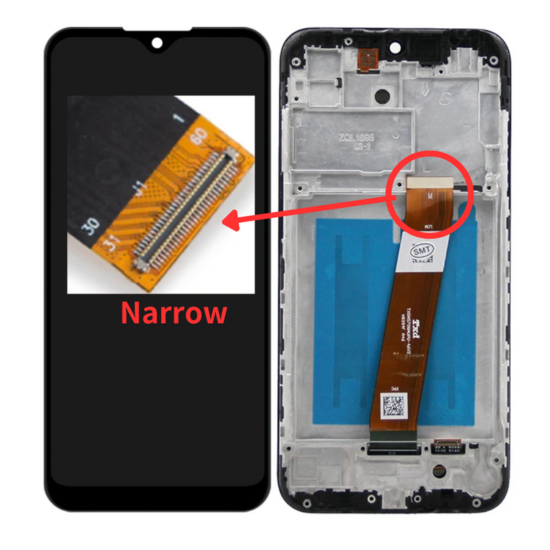 Cargue la imagen en el visor de la galería, [With Frame] Samsung Galaxy A01 (SM-A015) LCD Touch Digitizer Screen Assembly - Polar Tech Australia
