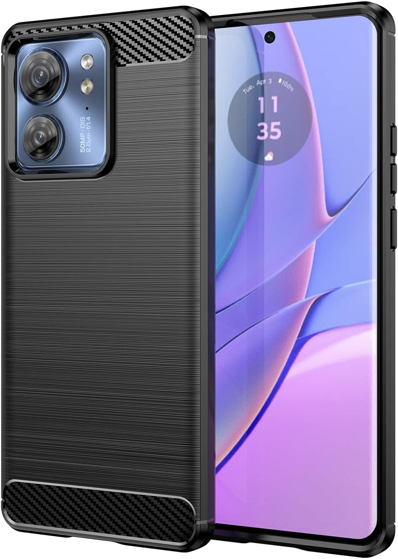 Chargez l&#39;image dans la visionneuse de la galerie, Motorola Moto Edge 40/Edge 2023 - Shield Shockproof Rugged Heavy Duty Case With 2PC 9H Glass Screen Protector
