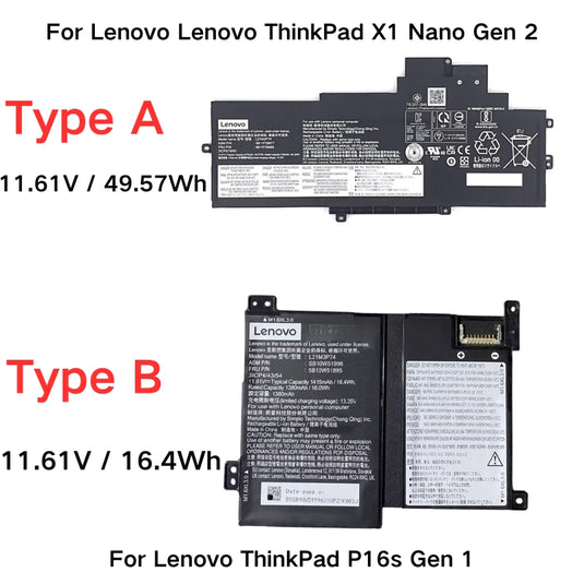 [L21M3P74] Lenovo ThinkPad X1 Nano Gen 2 ThinkPad P16s Gen 1 Series - Replacement Battery - Polar Tech Australia