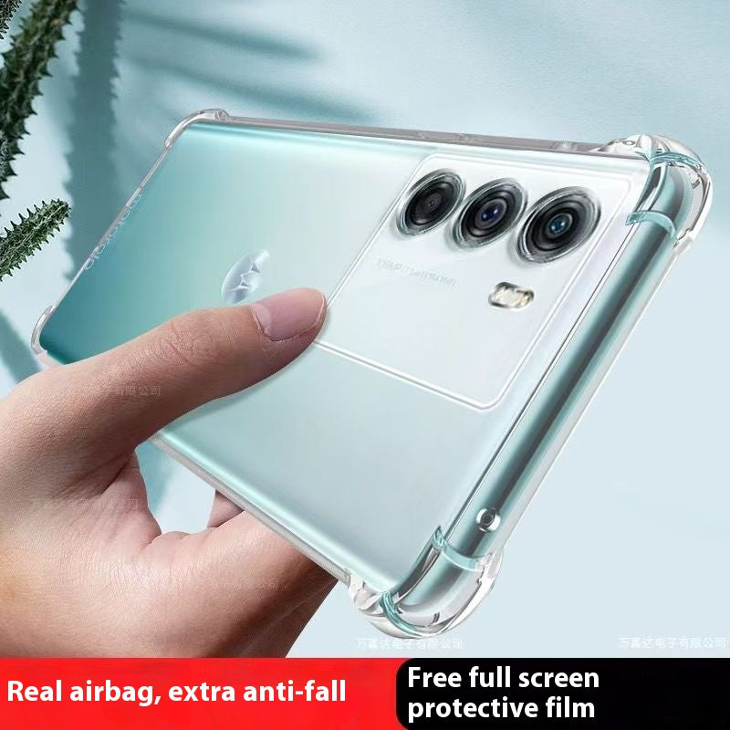 Chargez l&#39;image dans la visionneuse de la galerie, Motorola Moto Edge S30 - AirPillow Cushion Transparent Soft Clear TPU Four Corners Protective Case
