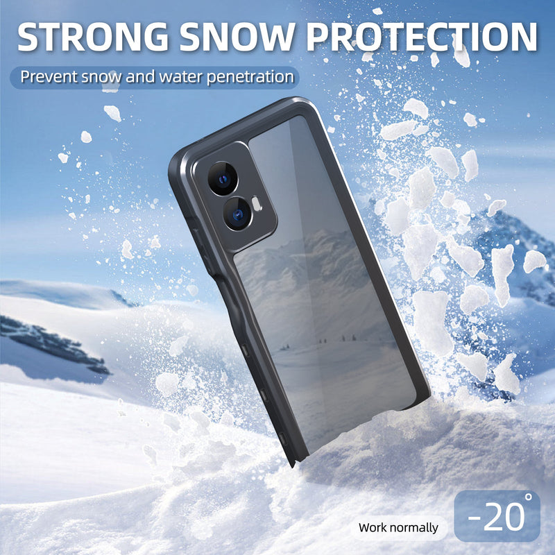 Chargez l&#39;image dans la visionneuse de la galerie, [A-Series] Motorola Moto G 5G (2024) - Redpepper Full Covered Waterproof Heavy Duty Tough Armor Case
