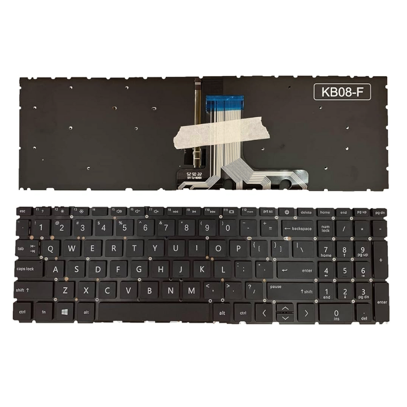 Cargue la imagen en el visor de la galería, HP TPN-Q246 TPN-Q245 15-EH 15-EG EG0102 EG0101 15-ER 15M-EH Series - Laptop Keyboard With Back Light US Layout
