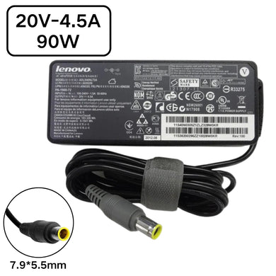 [20V-4.5A/90W][7.9x5.5] Lenovo ThinkPad Laptop AC Power Supply Adapter Charger