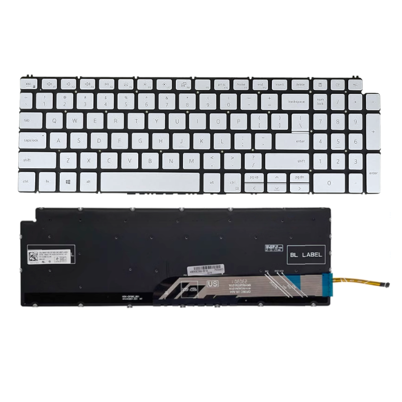 Chargez l&#39;image dans la visionneuse de la galerie, DELL Vostro 15-5590 5501 5502 5591 5594 7500 7501 P83F Series - Laptop Keyboard With Back Light US Layout
