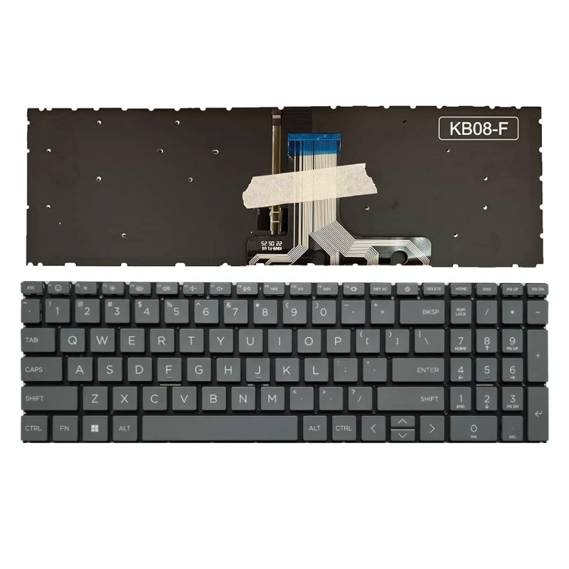 Cargue la imagen en el visor de la galería, HP TPN-Q246 TPN-Q245 15-EH 15-EG EG0102 EG0101 15-ER 15M-EH Series - Laptop Keyboard With Back Light US Layout
