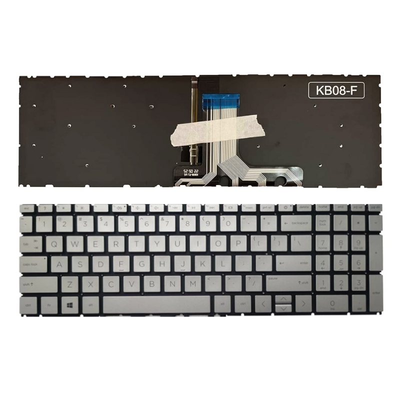 Cargue la imagen en el visor de la galería, HP TPN-Q246 TPN-Q245 15-EH 15-EG EG0102 EG0101 15-ER 15M-EH Series - Laptop Keyboard With Back Light US Layout
