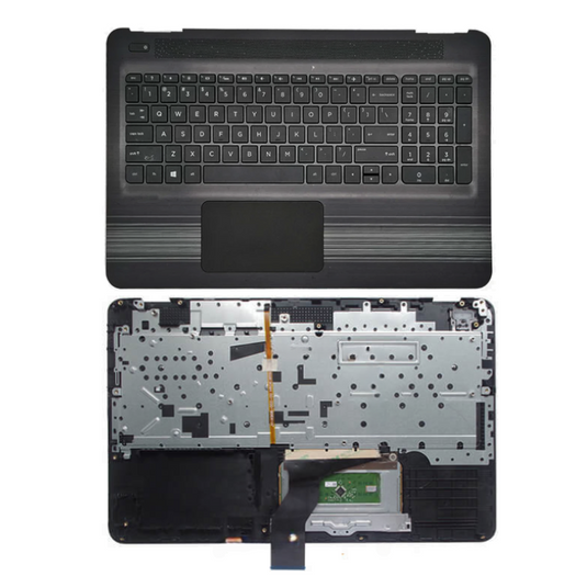 HP 15-AU 15-AL 15-BO 15-BC 15-AW TPN-Q175 TPN-Q172 Series - Laptop Keyboard With Back Light Frame Housing US Layout