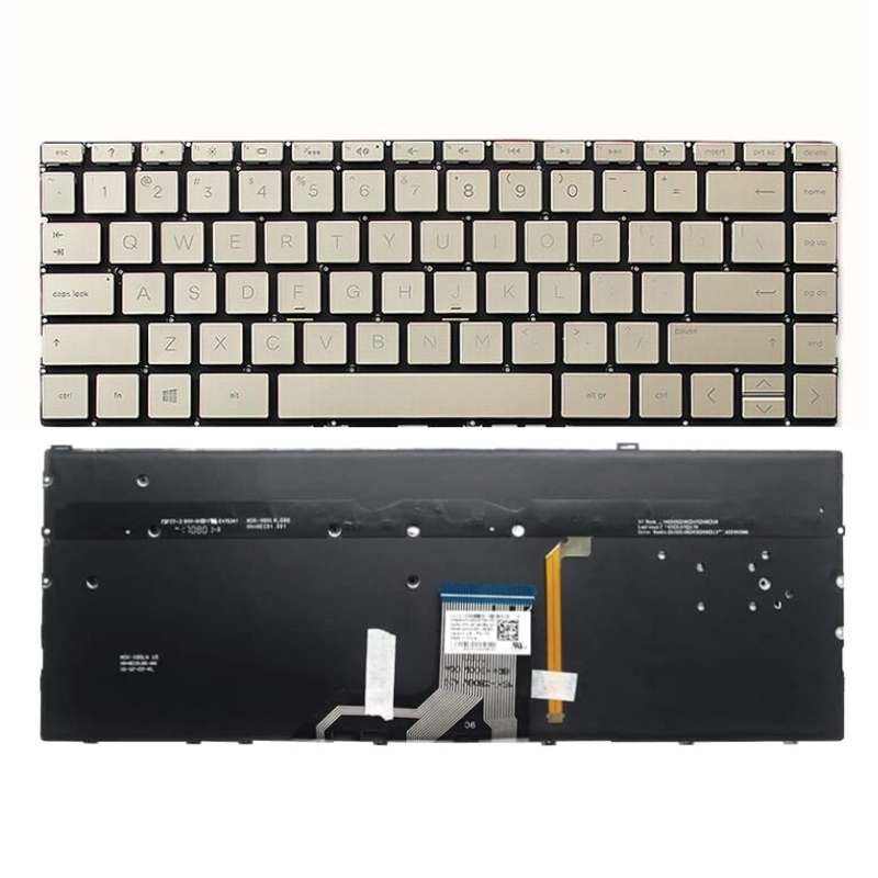 Cargue la imagen en el visor de la galería, HP 13-W W133 13-AP 13-AN TPN-I128 TPN-Q178 TPN-Q199 TPN-Q214 TPN-Q212 Series - Laptop Keyboard With Back Light US Layout
