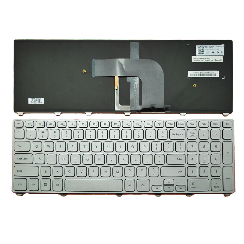 Chargez l&#39;image dans la visionneuse de la galerie, DELL Inspiron 17-7000 7737 15HR 7746 P24E Series - Laptop Keyboard With Back Light US Layout
