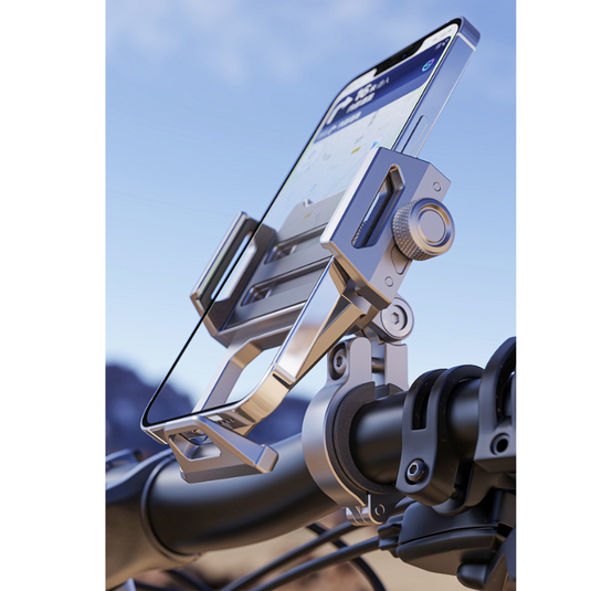 [Z05] Boneruy Motorcycle Phone Mount – Anti-Shock Navigation Holder Bicycle Phone Stand