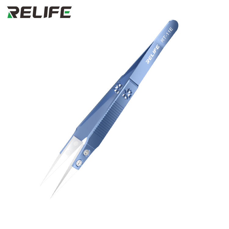 Load image into Gallery viewer, [RT-11E, RT-15E] RELIFE Precision Titanium Alloy Ceramic Tweezers - Polar Tech Australia
