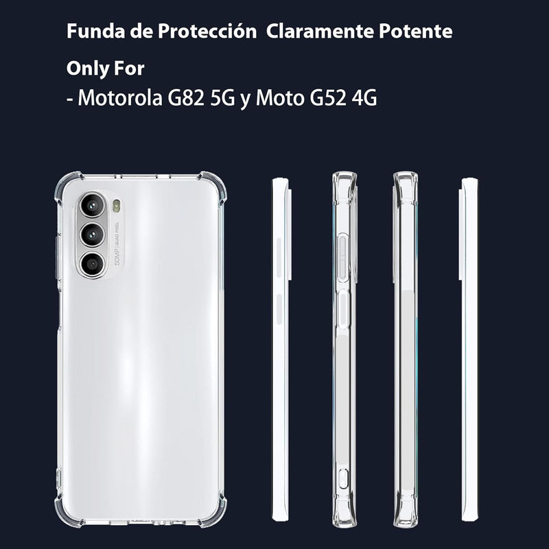 Load image into Gallery viewer, Motorola Moto G82 5G / Moto G52 - AirPillow Cushion Transparent Soft Clear TPU Four Corners Protective Case
