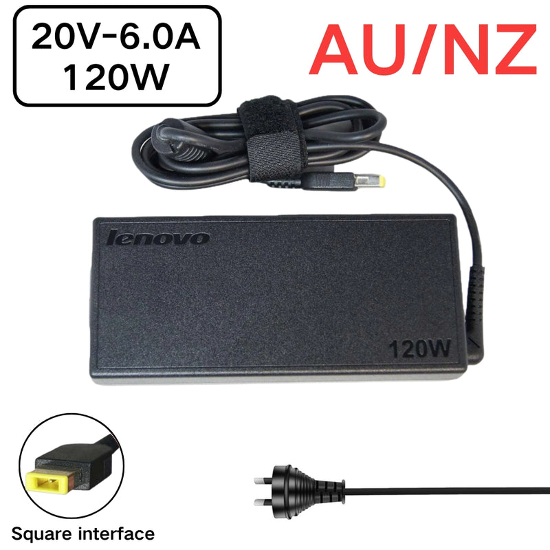 Cargue la imagen en el visor de la galería, [20V-6.0A/120W][Yellow Square] Lenovo 3 SERIES 5 Series Desktop A Series all in ones AC Power Supply Adapter Charger
