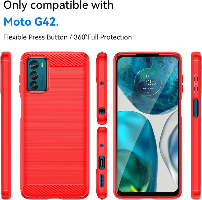 Cargue la imagen en el visor de la galería, MMotorola Moto G42 - Shield Shockproof Rugged Heavy Duty Case
