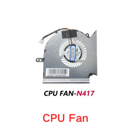 MSI MS-16P7 GL63 GE63 GP63 GV63 GL73 GP73 GE63VR GE73VR MS-16P1 MS-17C1 N417 / N384 Series - Laptop CPU & GPU Cooling Fan