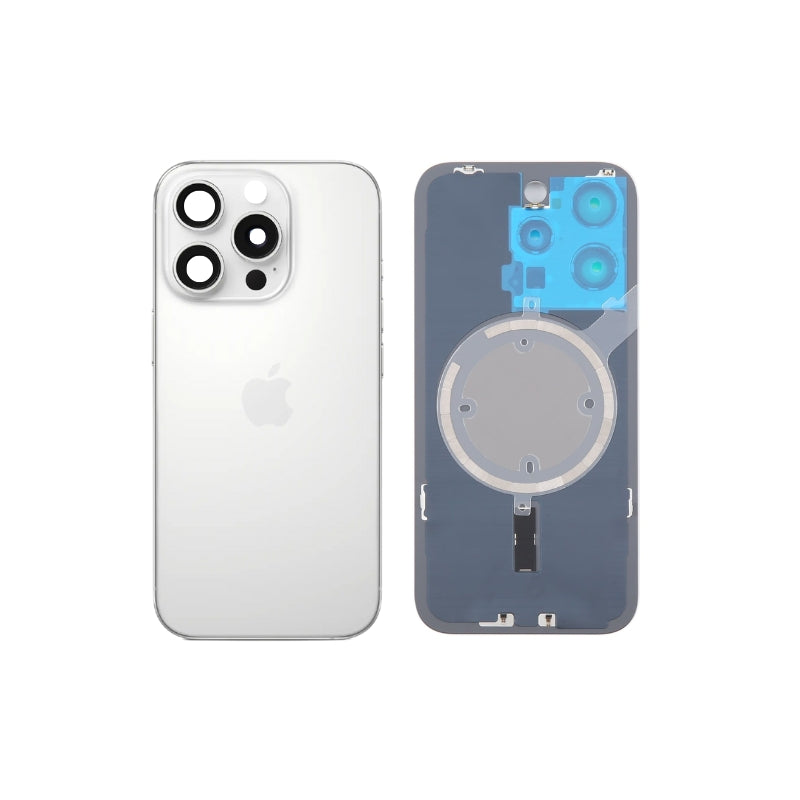 Cargue la imagen en el visor de la galería, [Assembly] Apple iPhone 16 Pro - Glass Battery Back Cover with Camera Lens Cover + MagSafe Magnet
