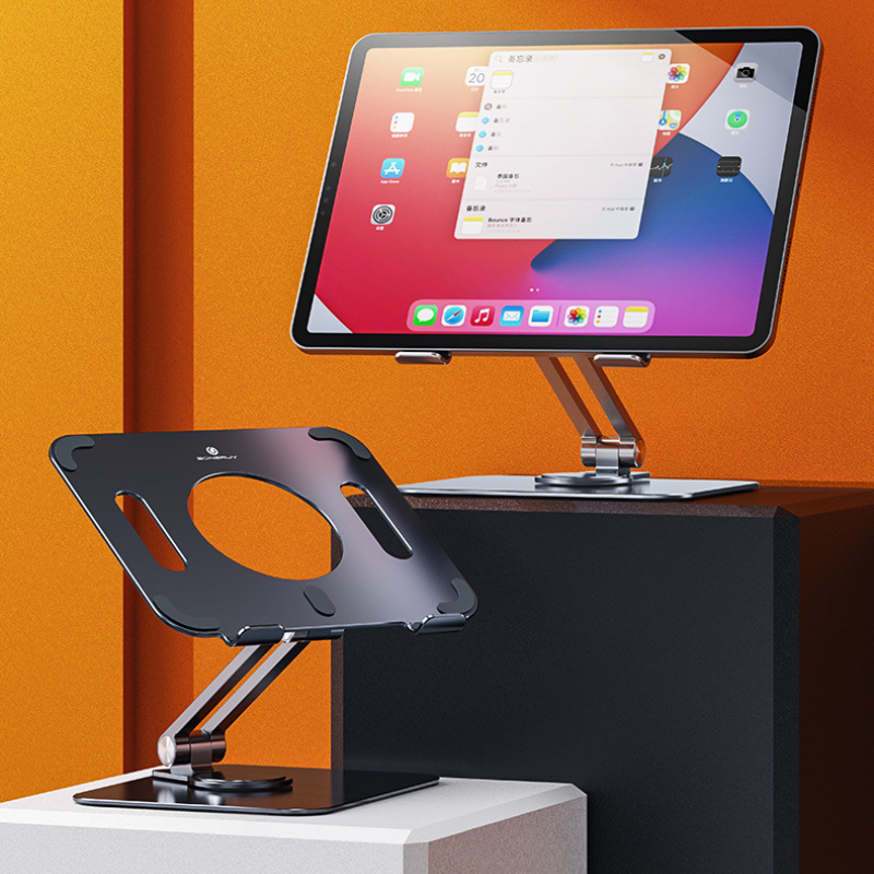 Chargez l&#39;image dans la visionneuse de la galerie, [L04mini] 360-Degree Rotating Aluminum Alloy Phone and Tablet Stand
