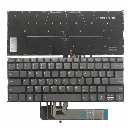 Lenovo Yoga C740-14 C740-14IML - Keyboard With Back Light US Layout Replacement Parts - Polar Tech Australia