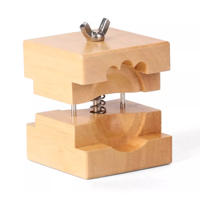 Cargue la imagen en el visor de la galería, Watch Repair Tool - Dial Holder, Wooden Stand for Disassembling Watch Dials and Back Covers, Case Opening Tool
