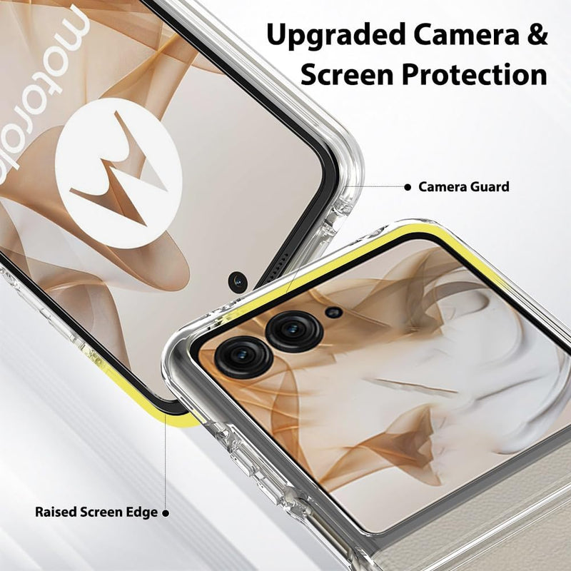 Cargue la imagen en el visor de la galería, Motorola Moto Razr 2024 - AirPillow Cushion Transparent Soft Clear TPU Case
